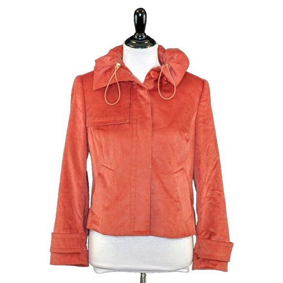 Carlisle | Jackets & Coats | Carlisle Burnt Orange Corduroy Cropped ...